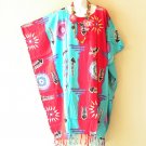 LT27 Fish Bone Batik Midi Batwing 42" Kaftan Dolman Women Abaya Dress Upto 5X LT27 Fish Bone Batik Midi Batwing 42" Kaftan Dolman Women Abaya Dress Upto 5X