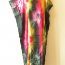 KD485 Tie Dye Batik Women Kaftan Caftan Batwing Summer Dolman Maxi Dress L to 3X