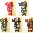 KD405 Hand Painted Batik Plus Kimono Sleeves Boho Abaya Hippy Women Maxi Dress - up to 5X