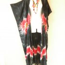CD510 Tie Dye Batwing Cardigan Duster Kaftan Plus Hippy Jacket Cover up to 5X CD510 Tie Dye Batwing Cardigan Duster Kaftan Plus Hippy Jacket Cover up to 5X