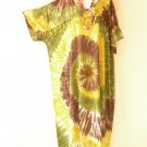 KD338 Tie Dye Caftan Kimono Abaya Hippy Women Maxi Dress - up to5X