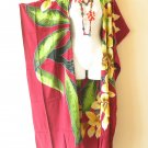 CD587 Floral Batik Cardigan Duster Plus Kaftan Batwing Hippy Jacket - up to 5X CD587 Floral Batik Cardigan Duster Plus Kaftan Batwing Hippy Jacket - up to 5X