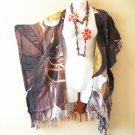 CB331 Toucan Cardigan Duster Kaftan Dolman Hippy Jacket Cover up Top - up to 5X