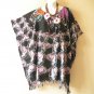 KB259 Butterfly Batik Tunic Women Plus Kaftan Poncho Women Blouse Top - up to 5X