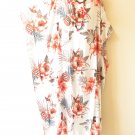 KD313 Floral Plus Batwing VNeck Kaftan Dolman Women Abaya Maxi Dress Up to 5X