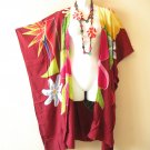 CM9 Floral Midi 38" Cardigan Duster Kaftan Open Plus Jacket Coverup Top up to 5X CM9 Floral Midi 38" Cardigan Duster Kaftan Open Plus Jacket Coverup Top up to 5X
