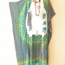 CD642 Turquoise Kimono Batwing Cardigan Duster Open Plus Hippy Jacket Cover CD642 Turquoise Kimono Batwing Cardigan Duster Open Plus Hippy Jacket Cover