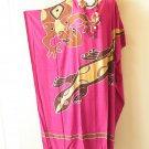 KD435 Turtle Batik Plus Kaftan Kimono Abaya Fringes Hippie Maxi Dress up to 7X