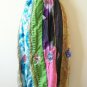 PS62 Bohemian Women Hippie Gypsy Embroidery Tiered Patchwork Skirt - XS to M