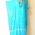 KD491 Aqua Star Plus Batwing VNeck Kaftan Dolman Women Abaya Maxi Dress Up to 5X