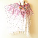 KB299 Polka Dot Batik Tunic Plus Kimono Poncho Hippy Women Blouse Top up to 5X