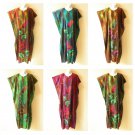 KG17 Tie Dye & Floral Batwing Hippie Caftan Dolman Women Maxi Dress Up to 2X