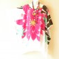 KB318 Floral Batik Hand Painted Kaftan Poncho Hippy Women Blouse Top up to 7X