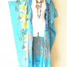 CD629 Turtle Batik Hand Painted Batwing Cardigan Duster Open Plus Hippy Jacket Cover CD629 Turtle Batik Hand Painted Batwing Cardigan Duster Open Plus Hippy Jacket Cover