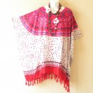 KB230 Polka Dot Batik Batwing Plus Kaftan Poncho Hippy Women Blouse Top Up to 5X KB230 Polka Dot Batik Batwing Plus Kaftan Poncho Hippy Women Blouse Top Up to 5X