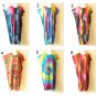 KG61 Tie Dye Hippie Caftan Sheen Batwing Plus Kaftan Dolman Maxi Dress -S to 2X