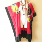 CM51 Toucan Kimono 38" Midi Cardigan Duster Kaftan Jacket Cover Top -up to 5X CM51 Toucan Kimono 38" Midi Cardigan Duster Kaftan Jacket Cover Top -up to 5X
