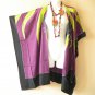 CB407 Purple Kimono Cardigan Open Front Duster Kaftan Jacket Cover Top - upto 5X