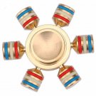 USA Bulk Ship Wheel Metal Titanium Alloy Hand Fidget Spinner USA Bulk Ship Wheel Metal Titanium Alloy Hand Fidget Spinner