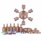 USA Bulk Ship Wheel Metal Titanium Alloy Hand Fidget Spinner