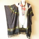 CB356 Elephant Cardigan Duster Kimono Open Front Plus Jacket Coverup Top upto 5X