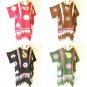 LG4 Batik Hippy Batwing 42" Length Midi Kimono Dolman Women Abaya Dress Upto 5X