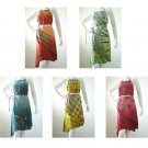 TDS1 Tie & Dye Halter Sexy Top Wrap Skirt Dress Set - XS & S TDS1 Tie & Dye Halter Sexy Top Wrap Skirt Dress Set - XS & S