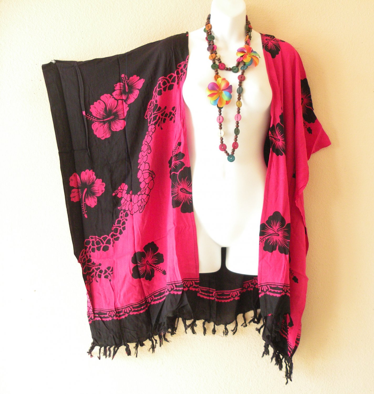 CB372 Cardigan Duster Kaftan Open Front Plus Hippy Jacket Cover up Top -up to 5X