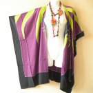 CB407 Hand Painted Cardigan Duster Kaftan Batwing Jacket Cover up - 3X 4X & 5X CB407 Hand Painted Cardigan Duster Kaftan Batwing Jacket Cover up - 3X 4X & 5X