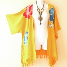 CB13 Batik Cardigan Duster Kaftan Batwing Plus Hippy Jacket Cover up -up to 5X