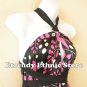 1D115 - Versatile Pink Silk Multi Wear Scarf Women Maxi Halter Dress Maternity