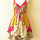P22 Reversible Vintage Silk Magic 24" Wrap Skirt Halter Tube Dress +Bonus DVD