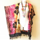 CB377 Tie Dye Plus Size Cardigan Duster Jacket Kaftan Cover up - 2X, 3X, 4X & 5X CB377 Tie Dye Plus Size Cardigan Duster Jacket Kaftan Cover up - 2X, 3X, 4X & 5X