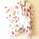 CB303a Pink Plus Size Cardigan Duster Jacket Kimono Cover up - 2X, 3X, 4X & 5X CB303a Pink Plus Size Cardigan Duster Jacket Kimono Cover up - 2X, 3X, 4X & 5X