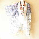 CB361a Blue Plus Size Cardigan Duster Jacket Kimono Cover up - 2X, 3X, 4X & 5X CB361a Blue Plus Size Cardigan Duster Jacket Kimono Cover up - 2X, 3X, 4X & 5X