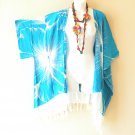 CB370a Aqua Plus Size Cardigan Duster Jacket Kimono Cover up - 2X, 3X, 4X & 5X CB370a Aqua Plus Size Cardigan Duster Jacket Kimono Cover up - 2X, 3X, 4X & 5X