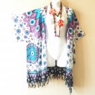 CB308a Paisley Cardigan Duster Kaftan Dolman Hippy Jacket Cover up Top - up to 5X CB308a Paisley Cardigan Duster Kaftan Dolman Hippy Jacket Cover up Top - up to 5X