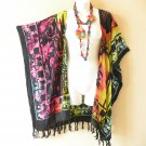 CB382 Tie Dye Cardigan Duster Open Front Plus Hippy Jacket Cover up Top up to 5X CB382 Tie Dye Cardigan Duster Open Front Plus Hippy Jacket Cover up Top up to 5X
