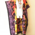 CD693 Tie Dye Batik Kimono Batwing Cardigan Duster Open Plus Hippy Jacket Cover CD693 Tie Dye Batik Kimono Batwing Cardigan Duster Open Plus Hippy Jacket Cover