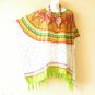 KB225 Polka Dot Plus Women Batik Kaftan Poncho Dolman Tunic Blouse Top - 1X to 4X