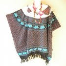 KB165 Elephant Batik Plus Size Kaftan Poncho Hippy Women Blouse Top - 2X to 5X KB165 Elephant Batik Plus Size Kaftan Poncho Hippy Women Blouse Top - 2X to 5X