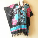 KB254 Floral Batik Plus Size Kaftan Poncho Hippy Women Blouse Top - 2X to 5X KB254 Floral Batik Plus Size Kaftan Poncho Hippy Women Blouse Top - 2X to 5X