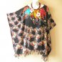 KB260 Butterfly Plus Women Kaftan Poncho VNeck Women Blouse Top up to 5X