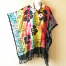 KB275 Tie Dye Batik Plus Women Kaftan Poncho VNeck Women Blouse Top up to 5X KB275 Tie Dye Batik Plus Women Kaftan Poncho VNeck Women Blouse Top up to 5X