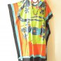 KD466 Gecko Lizard Women Caftan Kimono Abaya Hippy Women Maxi Dress - up to 7X