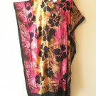 KD478 Tie Dye Hibiscus Batik Batwing Tunic Kaftan Dolman Women Abaya Maxi Dress Up to 5X