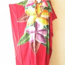 KD427 Floral Women Batik Caftan Kimono Abaya Hippy Women Maxi Dress - up to 7X