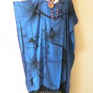 KD505 Floral Batik Hand Painted Batwing Kimono Dolman Maxi Abaya Dress Upto 7X KD505 Floral Batik Hand Painted Batwing Kimono Dolman Maxi Abaya Dress Upto 7X