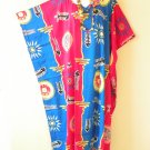 KD287 Fish Bone Batik Kaftan Kimono Abaya Fringes Hippie Maxi Dress 2X, 3X, 4X, 5X KD287 Fish Bone Batik Kaftan Kimono Abaya Fringes Hippie Maxi Dress 2X, 3X, 4X, 5X