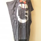 KD319 Elephant Batik Ethnic Kaftan Kimono Plus Women Abaya Long Dress Up to 5X